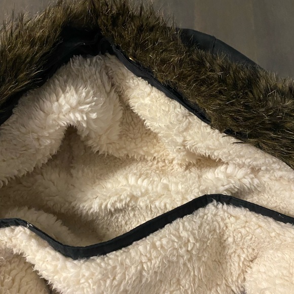 Roxy Black Jacket with Brown Accents - Picture 4 of 7